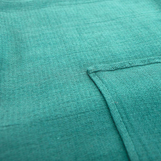 12 Pack green Microfiber Huck towels