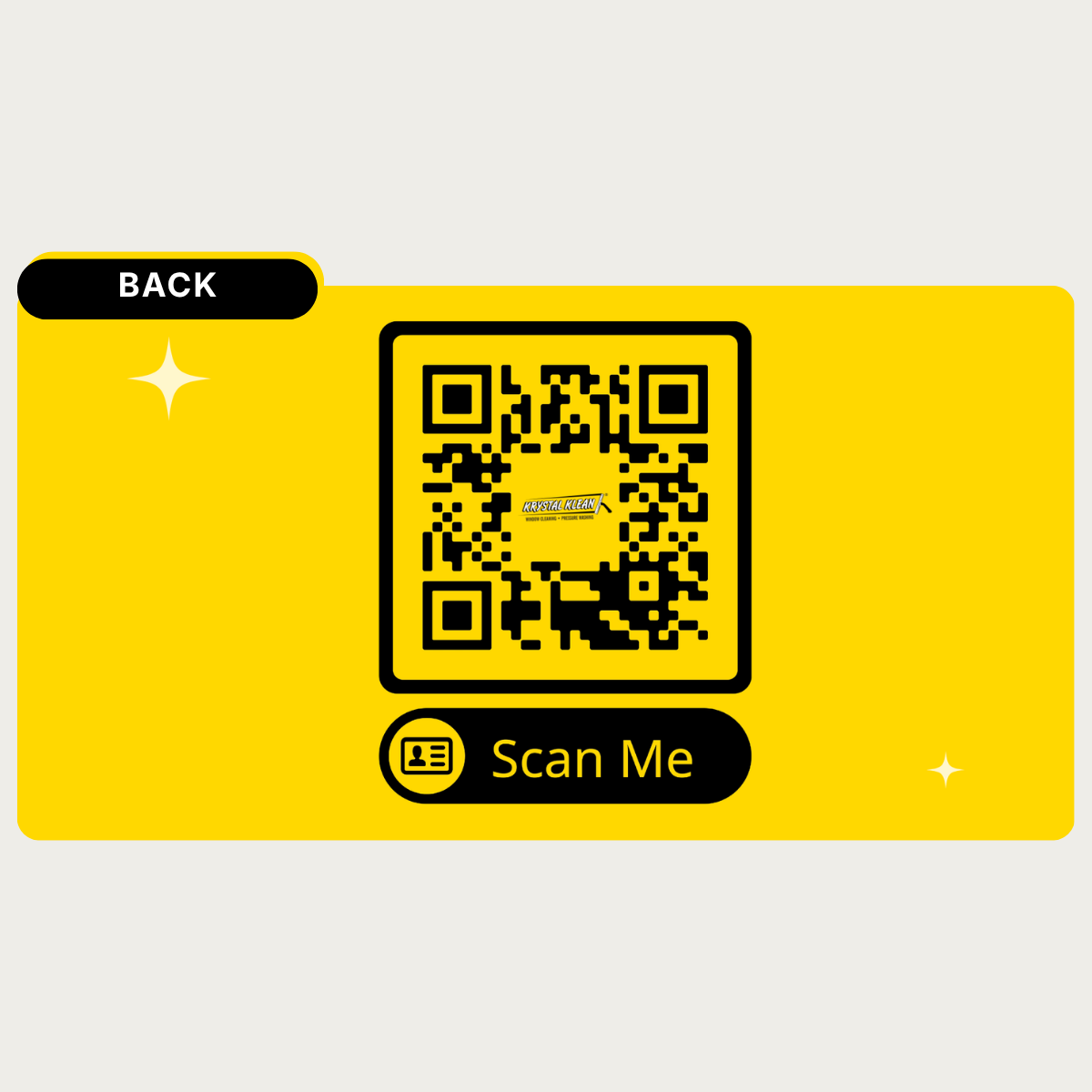 Krystal Klean Business Cards