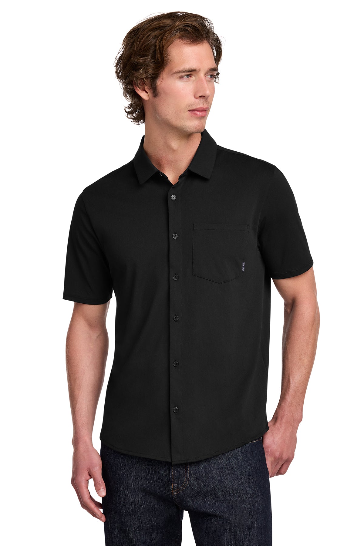 Full Button Polo with Pockets