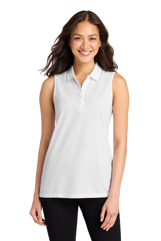 Womens Sleeveless Polo
